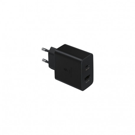 "Samsung Power Adapter Duo 35W Netzteil Micro + USB Type-C black"