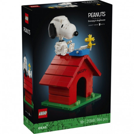 Ideas klotsid 21368 Peanuts Snoopy koerakuut