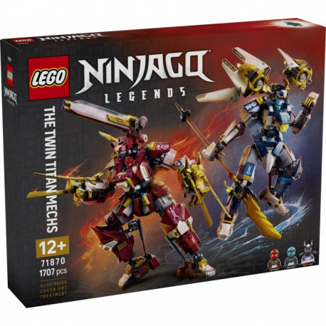 Ninjago klotsid 71870 kaksikud titaanist mehid