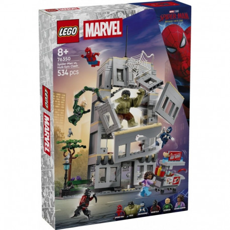 Marvel klotsid 76350 superkangelased epiline lahing: Spider-Man vastu Hulk