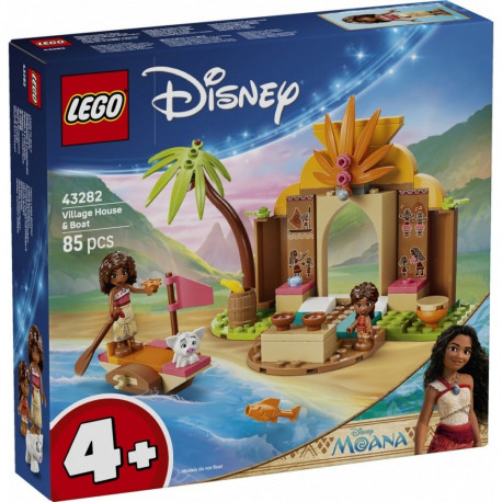 Klocki disney 43282 wiejska chatka i łódź