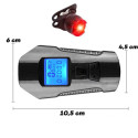 LED jalgrattatuli s092-1 spidomeeter ja tagatuli