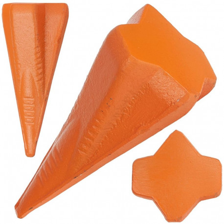 Geko Steel 4-Way Splitting Wedge G72206, 1.8kg, powder coated, ergonomic grooves