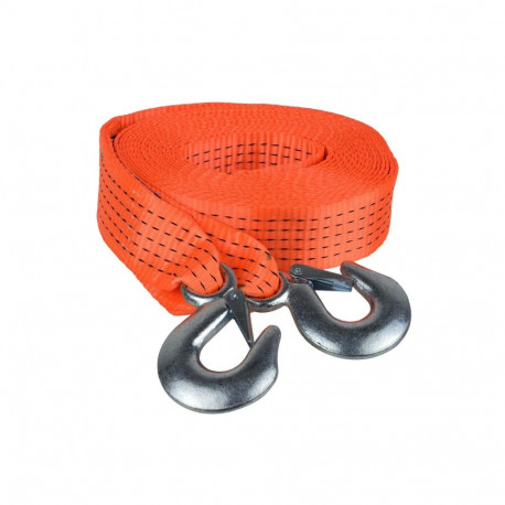 Buksēšanas siksna ar karabīnēm 7.5m, 5T, 50mm G02392 GEKO