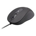 MOUSE USB OPTICAL M520/GRAPHITE 910-007511 LOGITECH