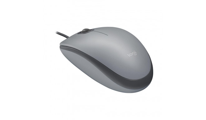 MOUSE USB OPTICAL M110 SILENT/MID GRAY 910-006760 LOGITECH