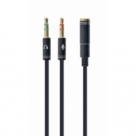 CABLE AUDIO 3.5MM SOCKET TO/2X3.5MM PLUG CCA-418M GEMBIRD