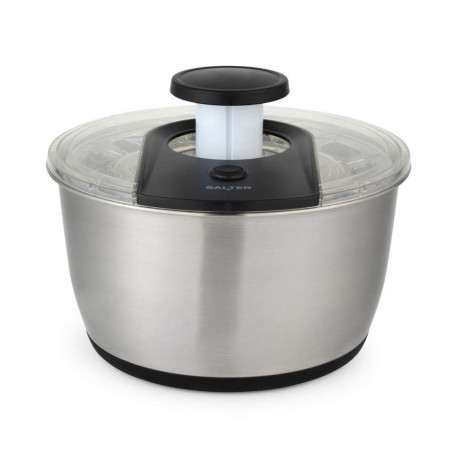 Salter BW14097 Salad Spinner 6L, Silver