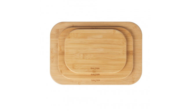 Salter BW14107 Simple Prep Bamboo Chopping Board Set