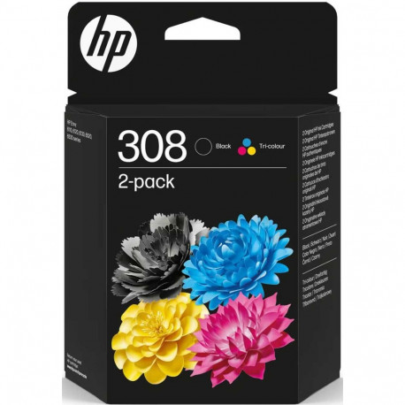 HP No. 308 Multipack Black/Tri-Color 6L6S6UE