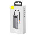 Baseus 6in1 HUB USB Type C - USB Type C PD 100 W HDMI 4K 30 Hz 3x USB 3.2 Gen