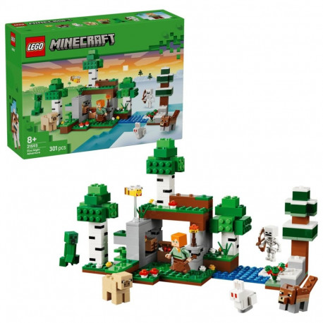 Constructor - LEGO Minecraft 21593 First Night Adventure 301 Pieces Building Set Multicolor