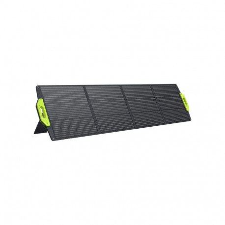 Solar Panel - FOSSIBOT SP200 200W High Efficiency, IP67 Waterproof, Foldable Black
