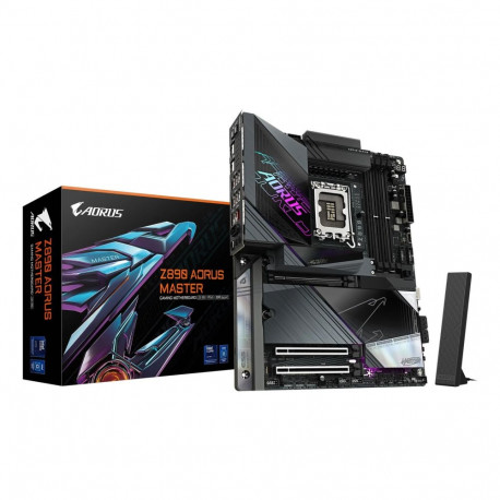 Motherboard - GIGABYTE Z890 AORUS MASTER, Intel Core Ultra, 18+1+2 Phases VRM, Wi-Fi 7, Black