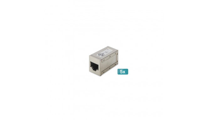 Digitus CAT 6, modular couplers, shielded - 5 pieces
