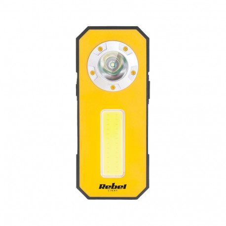 Mini akutoitel töökojalamp (3W COB + 3W LED)