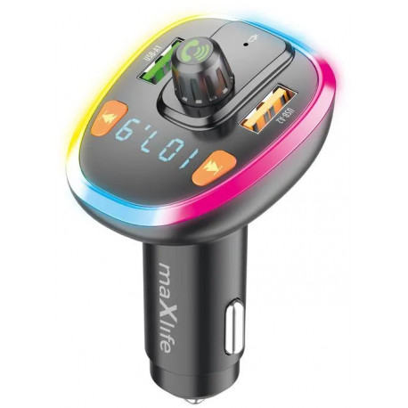 Maxlife FM transmitter MXFT-04 BT, black