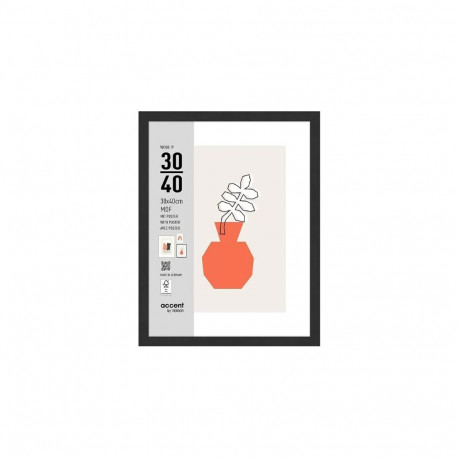 Nielsen Photo Frame 3230201 Wood 19 Black 30x40 cm