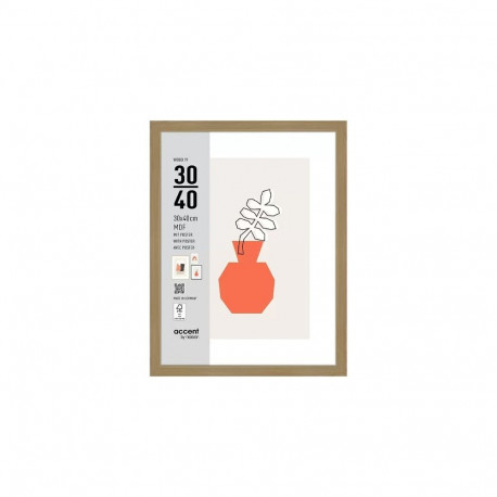Nielsen Photo Frame 3230204 Wood 19 Natural 30x40 cm