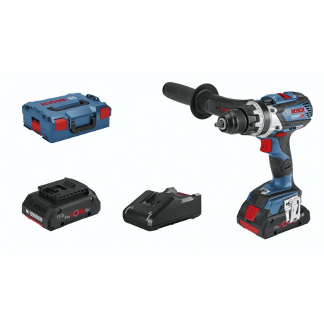 Akku-Bohrschrauber GSR 18V-110 C Professional, 18Volt (blau/schwarz, 2x Akku ProCORE18V 4,0Ah, L-BOX