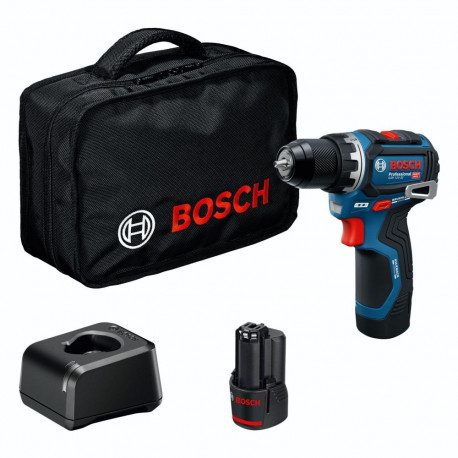 Akutrell GSR 12V-32 Professional 12Volt 2x Li-Ionen Akku 2,0Ah tööriistakott, sinine/must