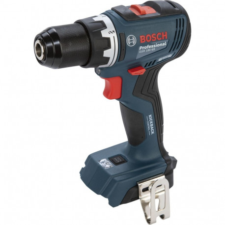 Akku-Bohrschrauber GSR 18V-65 Professional solo, 18Volt (blau, ohne Akku und Ladegerät, in L-BOXX)