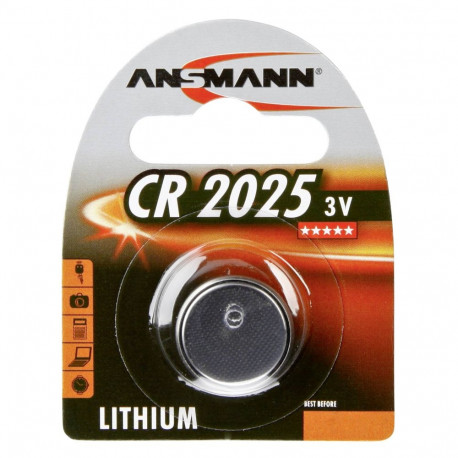 Lithium Knopfzelle CR-2025 (silber)