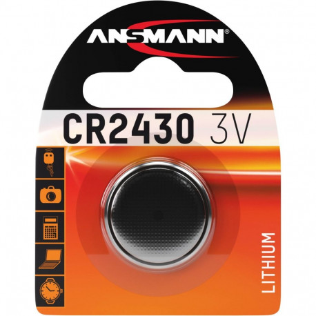 Lithium Knopfzelle CR-2430 (silber)