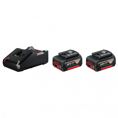 PRO starterkomplekt 18V 2x GBA 18V 4,0Ah + GAL 18V-40 Professional AMPShare Alliance, must