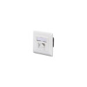 Digitus CAT 6A class EA network socket, design-compatible, shielded, flush-mounted