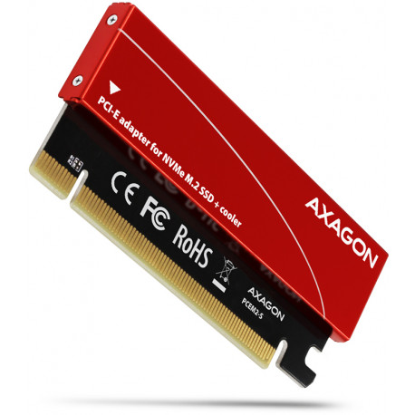 Axagon adapter PCEM2-S PCIe 3.0 16x NVMe M.2