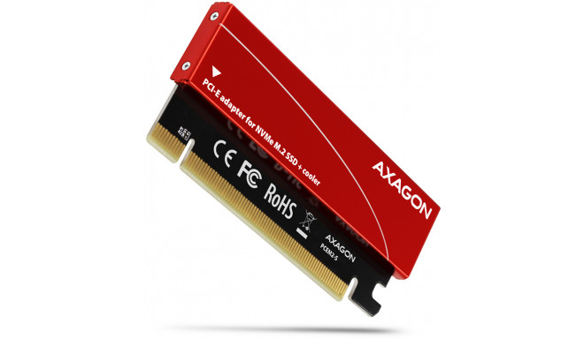 Axagon adapter PCEM2-S PCIe 3.0 16x NVMe M.2