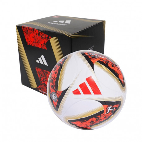 Piłka nożna adidas Bundesliga 26/27 Torfabrik League Box biało-pomarańczowo-złota HY5057