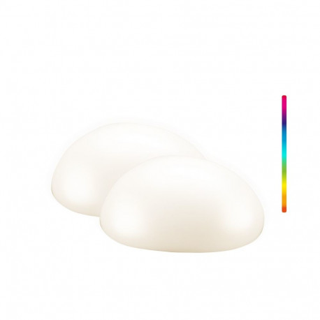 Goobay dekoratiivsed päikese-LED-kivid 2-tk 24cm suurus M, RGBW