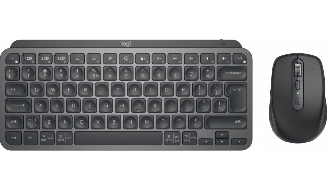 Logitech wireless keyboard + mouse MX Keys Mini Combo for Business, graphite