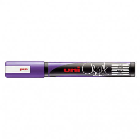 Kriidimarker Uni PWE-5M, 1,8-2,5mm, metallik lilla