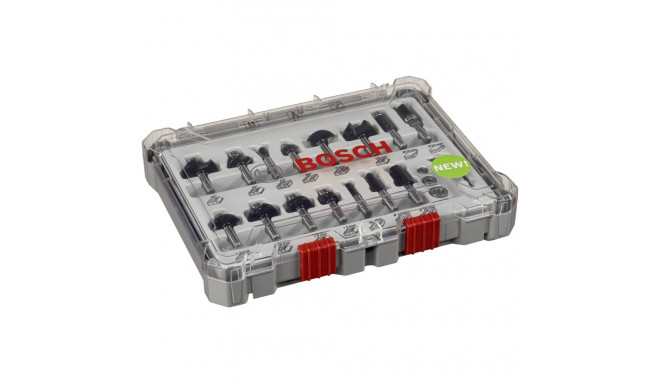Fräser-Set, 15-teilig (8mm-Schaft)