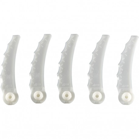 Asendusnoad plastist noapea jaoks 5tk, valge