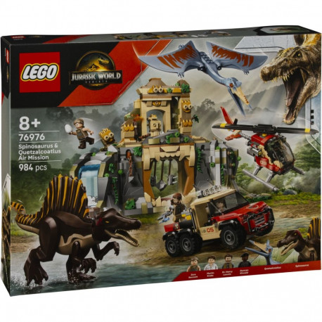 76976 Jurassic World Spinosaurier & Quetzalcoatlus: Hubschrauber-Einsatz