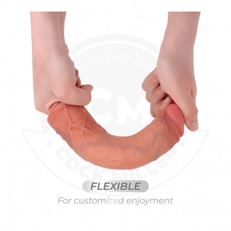COCK MILLER - REALISTIC DILDO WITH SUCTION CUP AND REMOTE CONTROL VIBRATION 20.5 CM