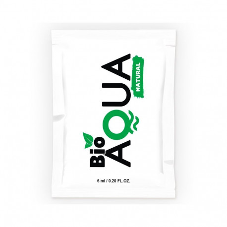 BIOAQUA - WATERBASED LUBRICANT NATURAL INGREDIENTS 6 ML