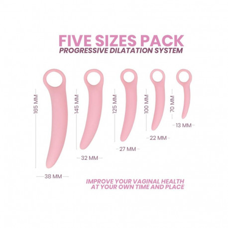 INTIMICHIC - SILICONE DILATOR 5 PIECES SET