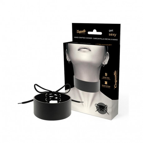 COQUETTE CHIC DESIRE - VEGAN LEATHER CHOKER