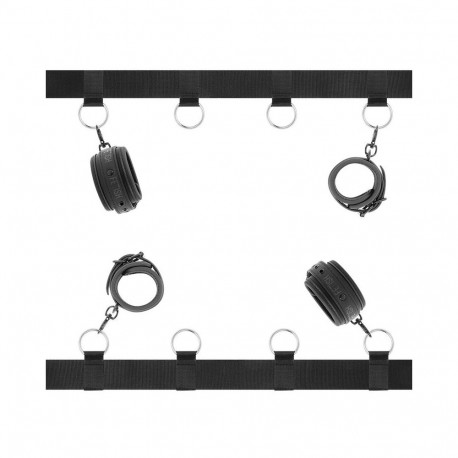 FETISH SUBMISSIVE - LUXURY BED TIES SET WITH NOPRENE LINING