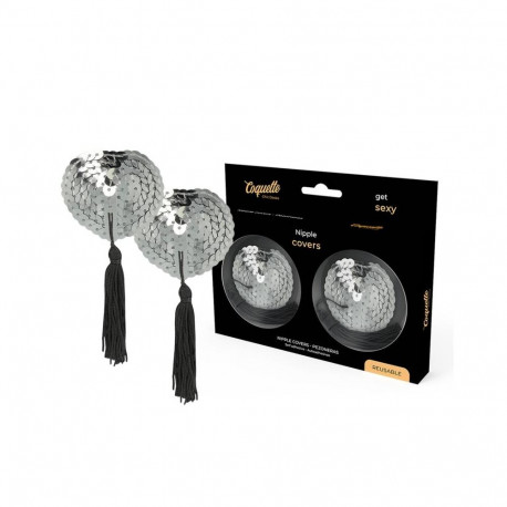 Coquette Chic Desire nibukatted, hõbedased