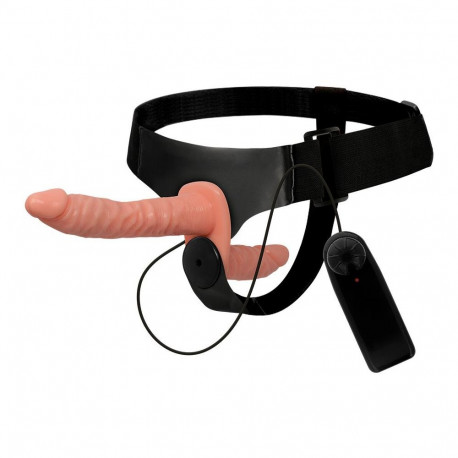 HARNESS ATTRACTION - HARRIS DOUBLE PENETRACI N WITH VIBRATION 18 CM -O- 3.5 CM