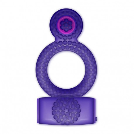 CASUAL LOVE - RING VIBRATING DOUBLE PLEASURE PURPLE