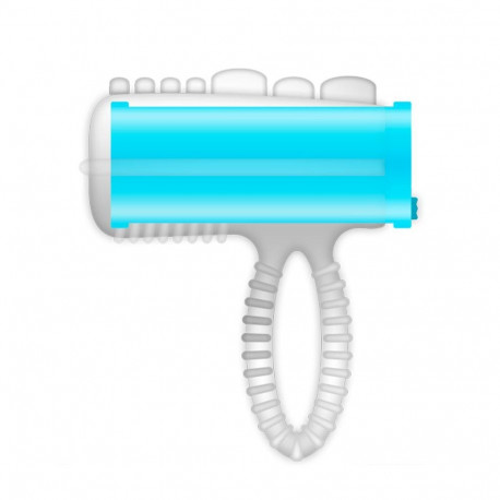 CASUAL LOVE - RING TONGUE VIBRATING BLUE