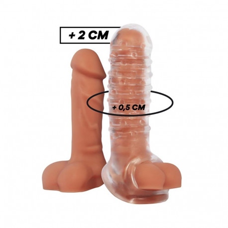 VIRILXL - PENIS EXTENSION AND SHEATH V15 TRANSPARENT