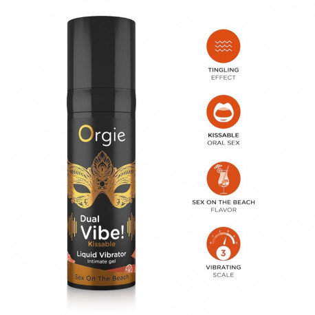 Orgie intiimgeel Dual Vibe! Sex on the Beach suudeldav erutav